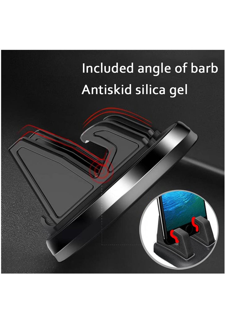 2PCS Dashboard Phone Holder for Car-Vertical Horizontal 360°Rotate, Car Phone Mount, Office and Home Phone Holder, Compatible with 3.5-7 inch Smartphones, Such as iPhone 12 11 XS 8 7 Pro Max Samsung