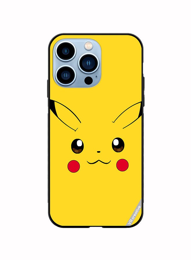 Protective Case Cover For Apple iPhone 14 Pro Max Pikachu Design Multicolour