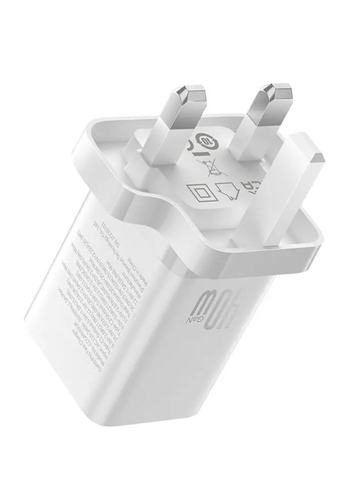 PD 40W USB C Charger GaN5 Pro iPhone 15 Charger 20W 2-Port iPad Fast Charger Type C Wall Plug Dual USB-C MacBook Air  Charger PD Fast Charging Adapter USB C Plug Samsung Phone Charger White