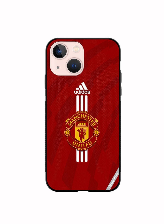 Protective Case Cover For Apple iPhone 14 Man United Design Multicolour