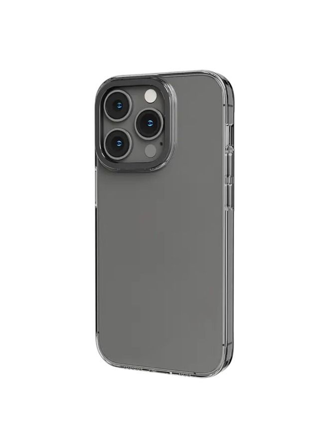 Levelo Sensa Clear Back Case For iPhone 14 Pro Max - Clear/Grey