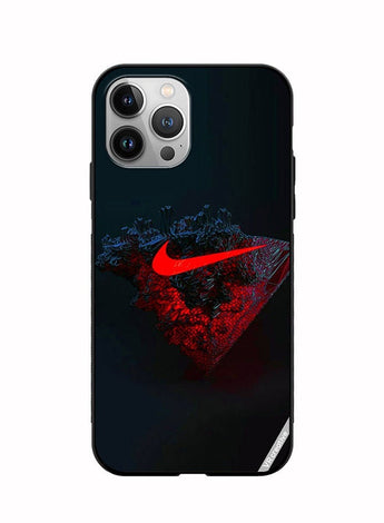 Protective Case Cover For Apple iPhone 12 Pro Nike Design Multicolour