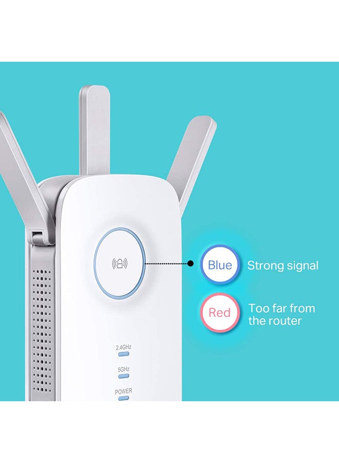 AC1750 RE450 WiFi Extender White