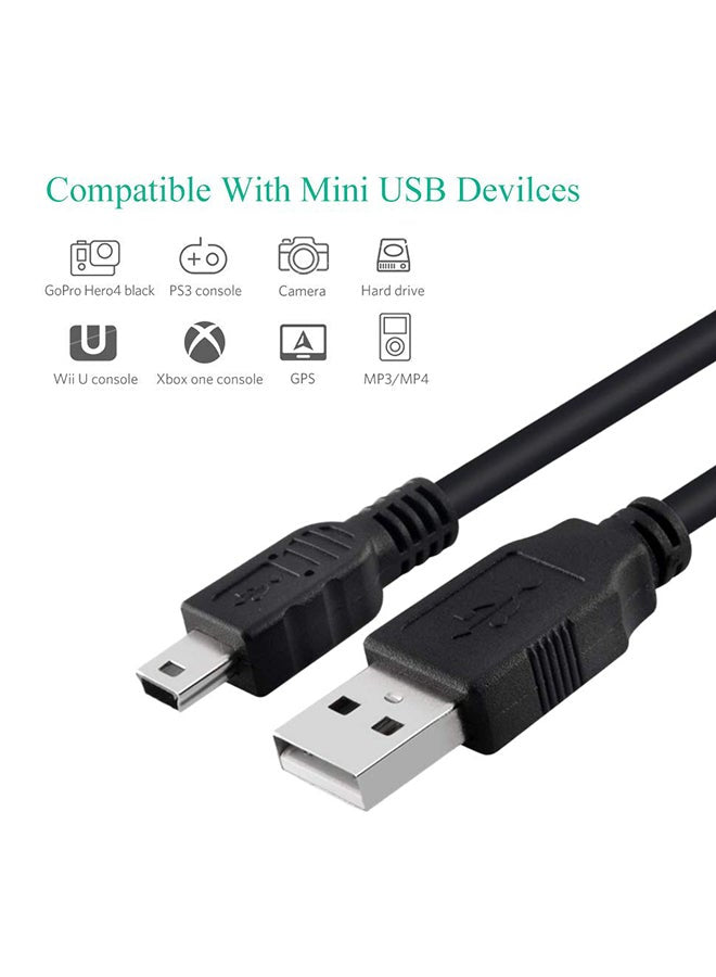 USB Charging Mini-USB Cable for PlayStation 3 Game Controller