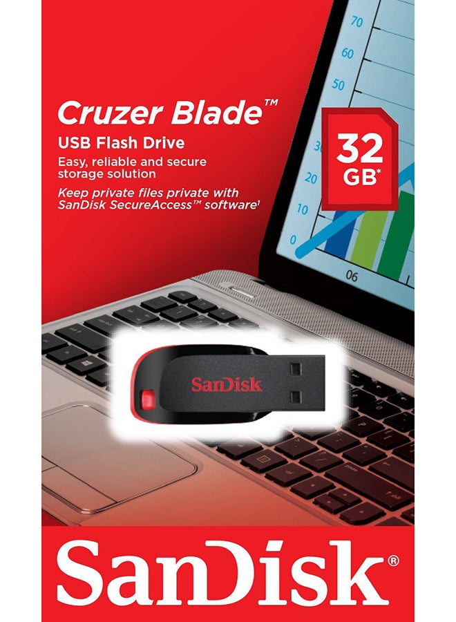 32 GB Cruzer Blade USB Flash Drive -SDCZ50-032G-B35 32 GB