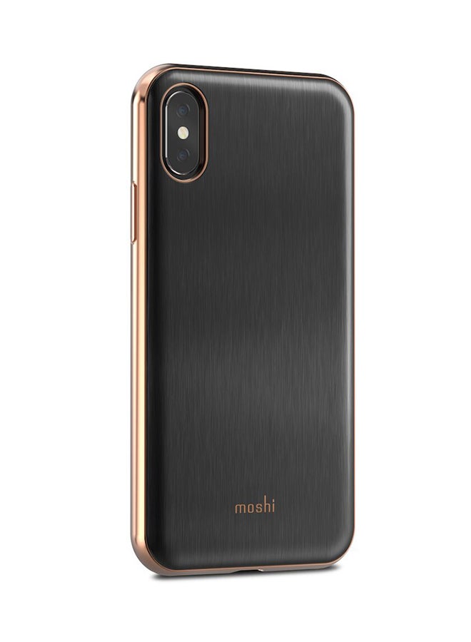 iGlaze Case Cover For Apple iPhone XS/X Imperial Black Imperial Black