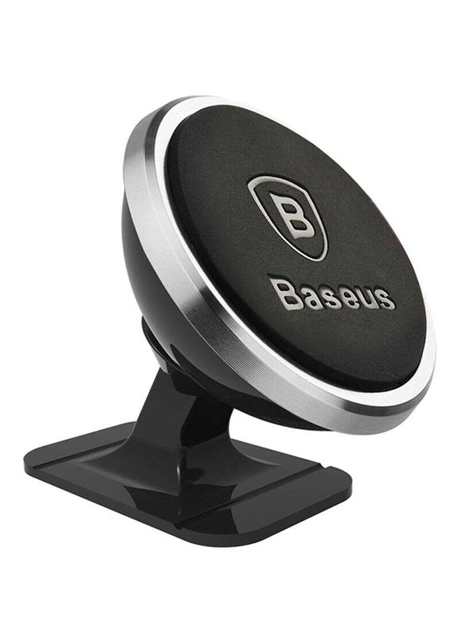 360-degree Magnetic Car Mount Dashboard Cell Phone Holder Compatible for iPhone 13 Pro/13 Pro Max/13/13 Mini, iPhone 12/11 Pro, iPhone Xs XR X SE 8 7 Plus 6S 6, Samsung Galaxy S20 S10 S9 S8 Plus Note 10 9 Black/Silver