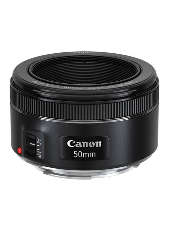 EF 50mm F/1.8 STM Lens For Canon DSLR Cameras 50mm Black