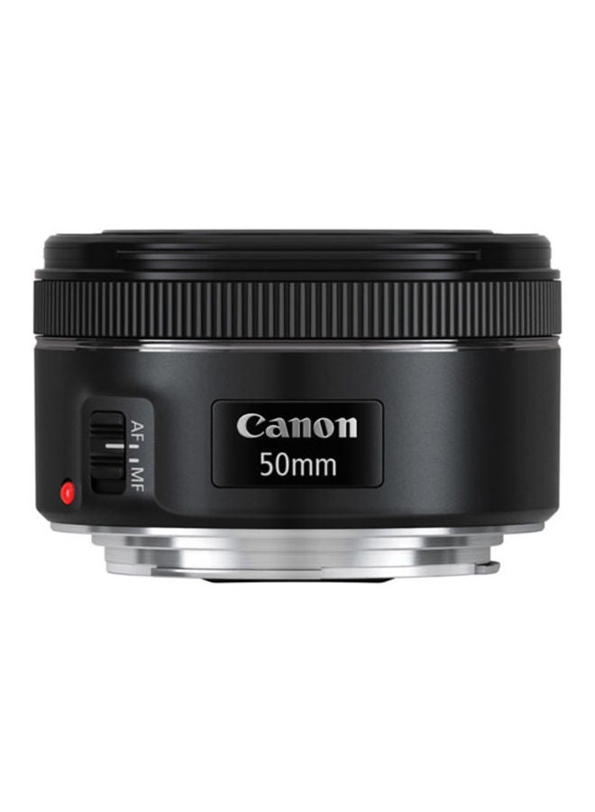 EF 50mm F/1.8 STM Lens For Canon DSLR Cameras 50mm Black