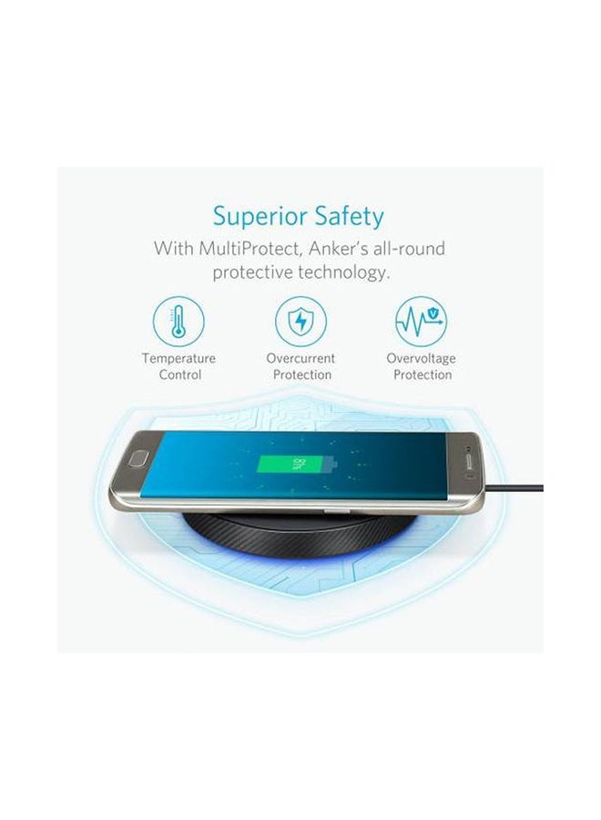 5W Wireless Charging Pad Black