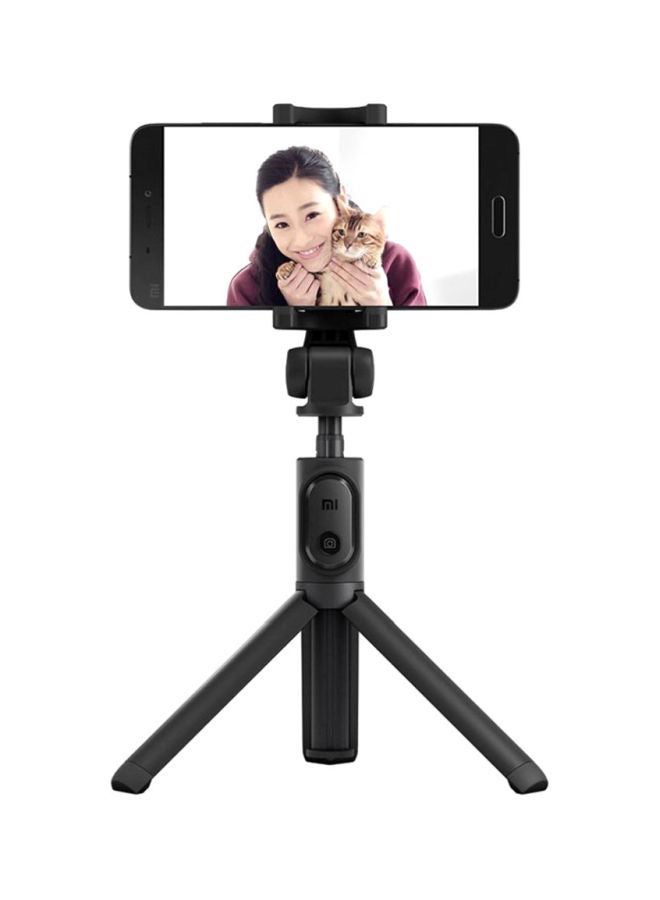 60.0 mAh Bluetooth Selfie Stick With Tripod Black