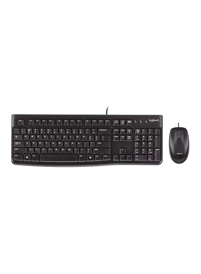 MK120 USB Keyboard And Mouse Set black