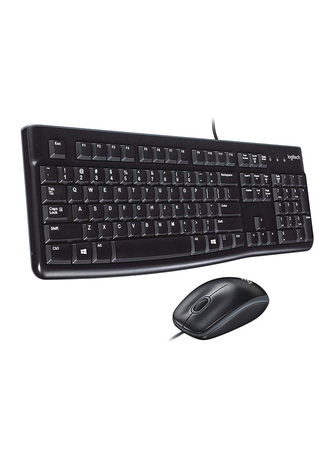 MK120 USB Keyboard And Mouse Set black