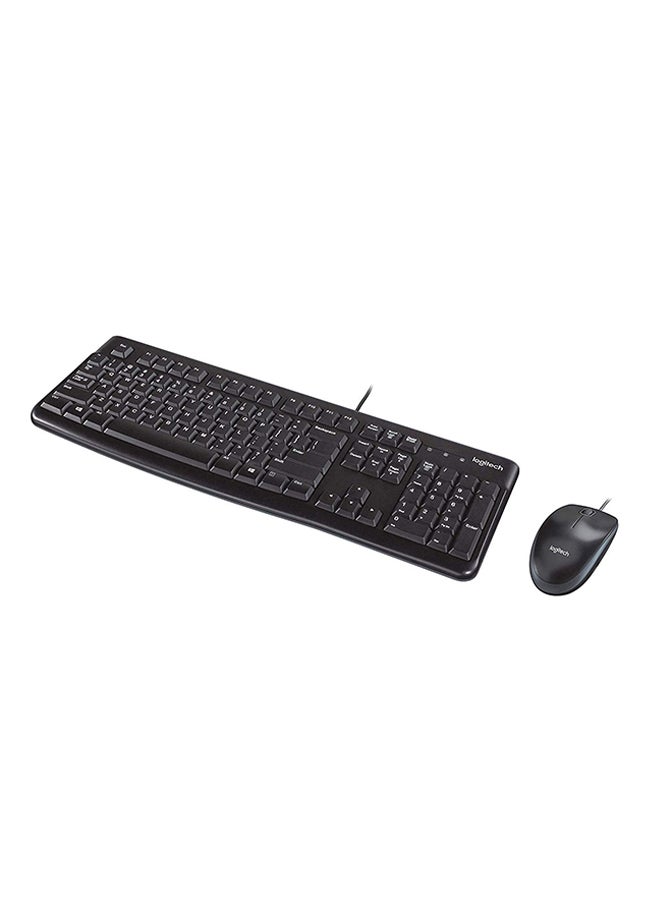 MK120 USB Keyboard And Mouse Set black