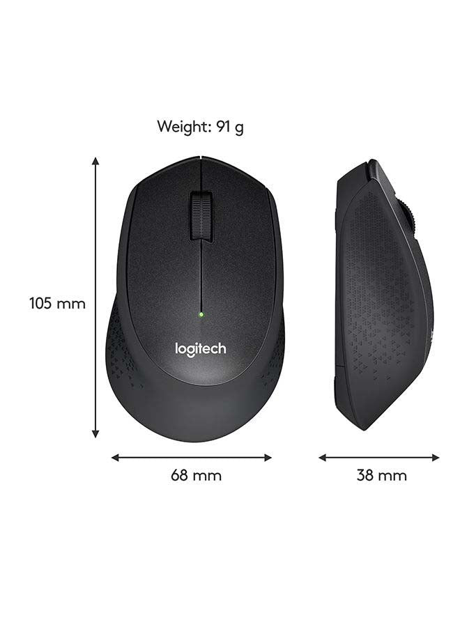 2000.0 mAh M330 Silent Wireless Mouse Black