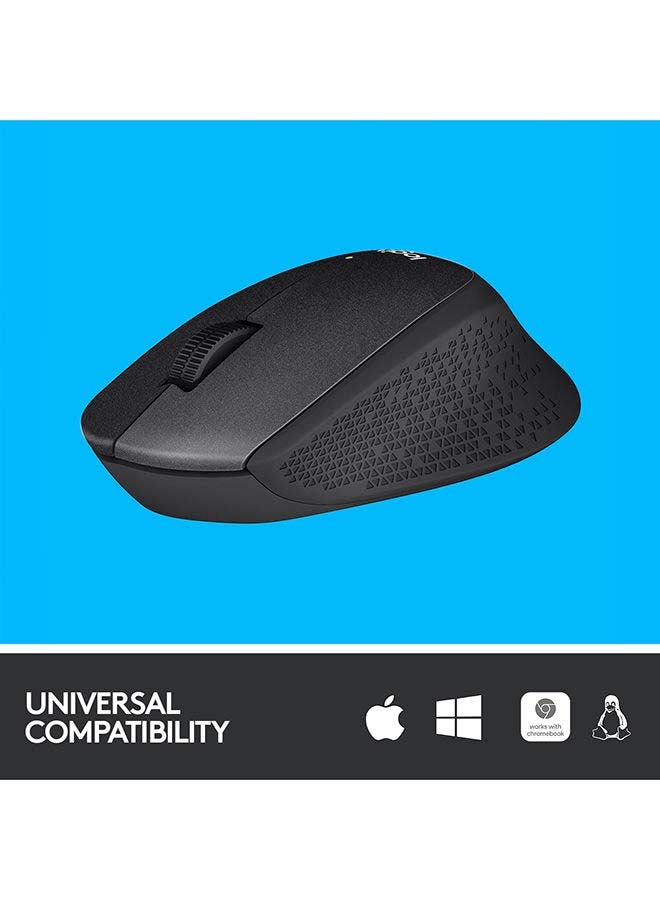 2000.0 mAh M330 Silent Wireless Mouse Black