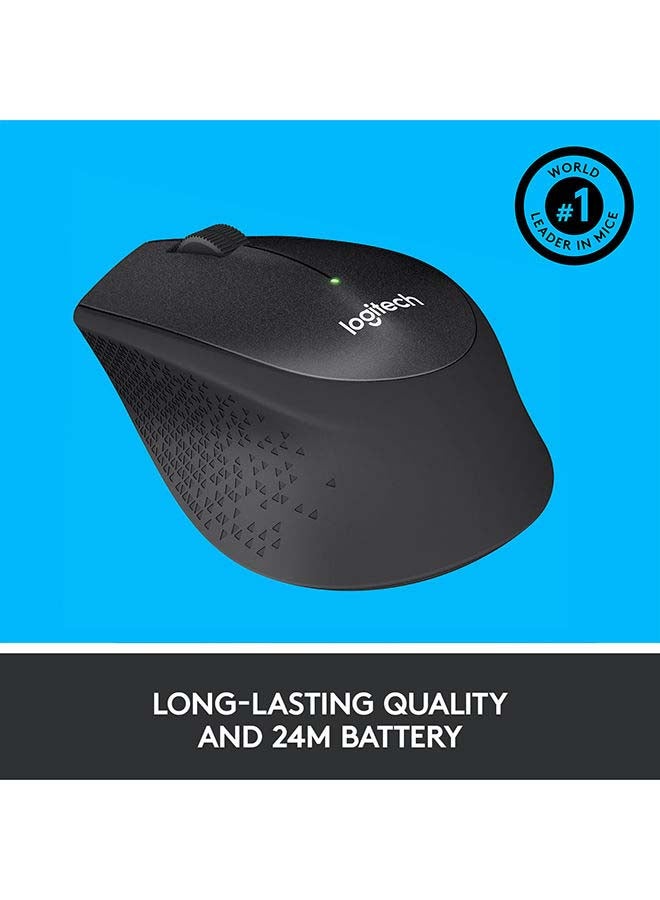 2000.0 mAh M330 Silent Wireless Mouse Black