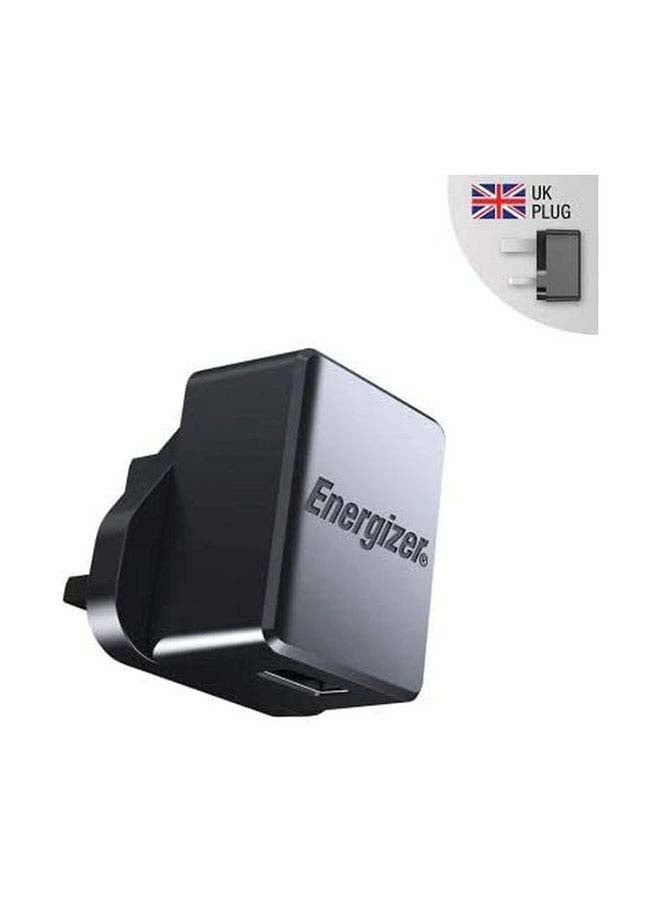 Classic 1A Compact Micro-USB Fast Charging Wall Charger Black