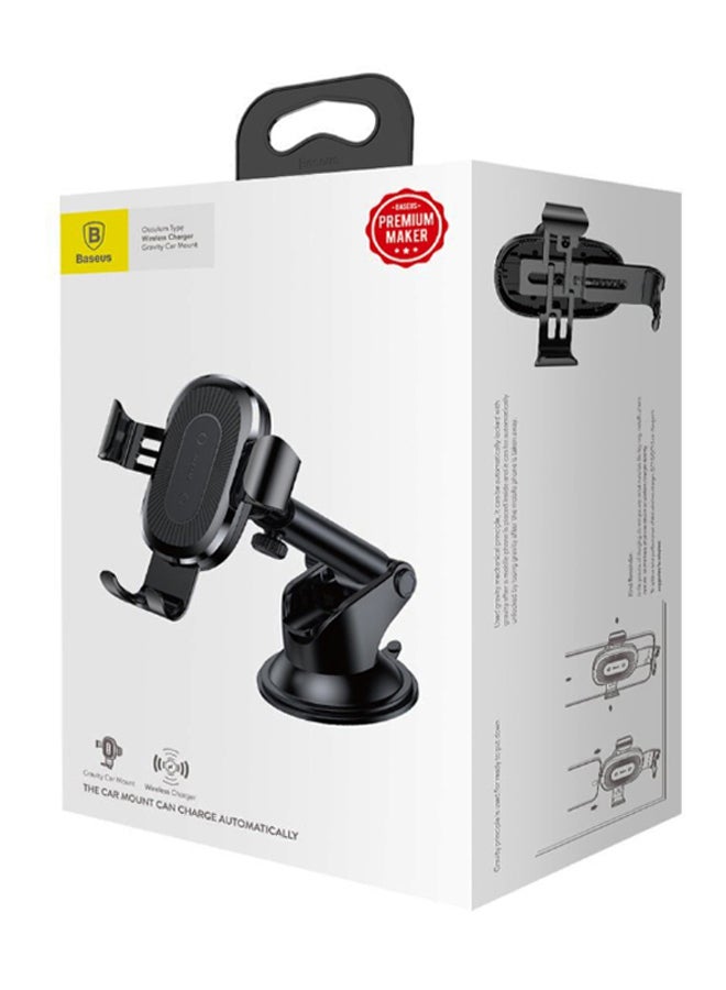 Gravity Osculum Wireless Car Mount Black