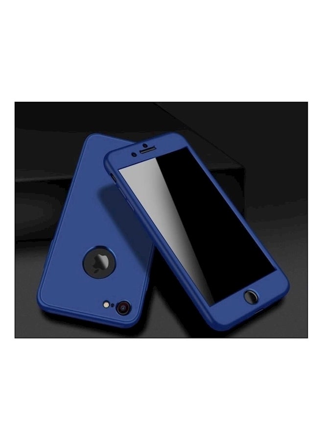 360 Full Protection Front & Back Matte Case Cover For Apple iPhone 6/6s Blue