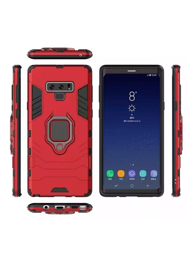 Iron Man Case With Metal Ring For Samsung Galaxy Note 9 Red/Black