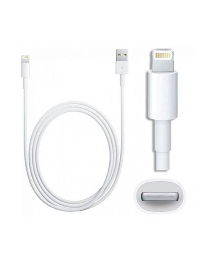 Lightning To USB Cable - 2 Meter White