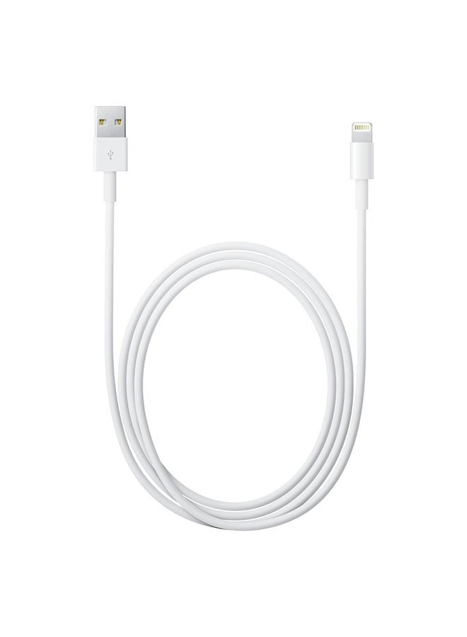 Lightning To USB Cable - 2 Meter White