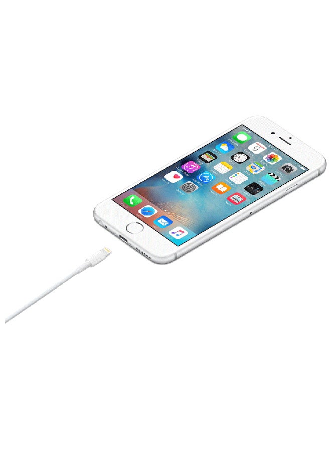 Lightning To USB Cable - 2 Meter White