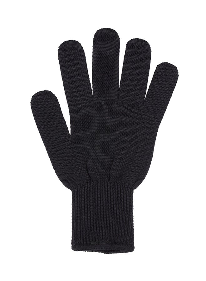 1-Piece Professional Heat Resistant Glove Black 0.028kg