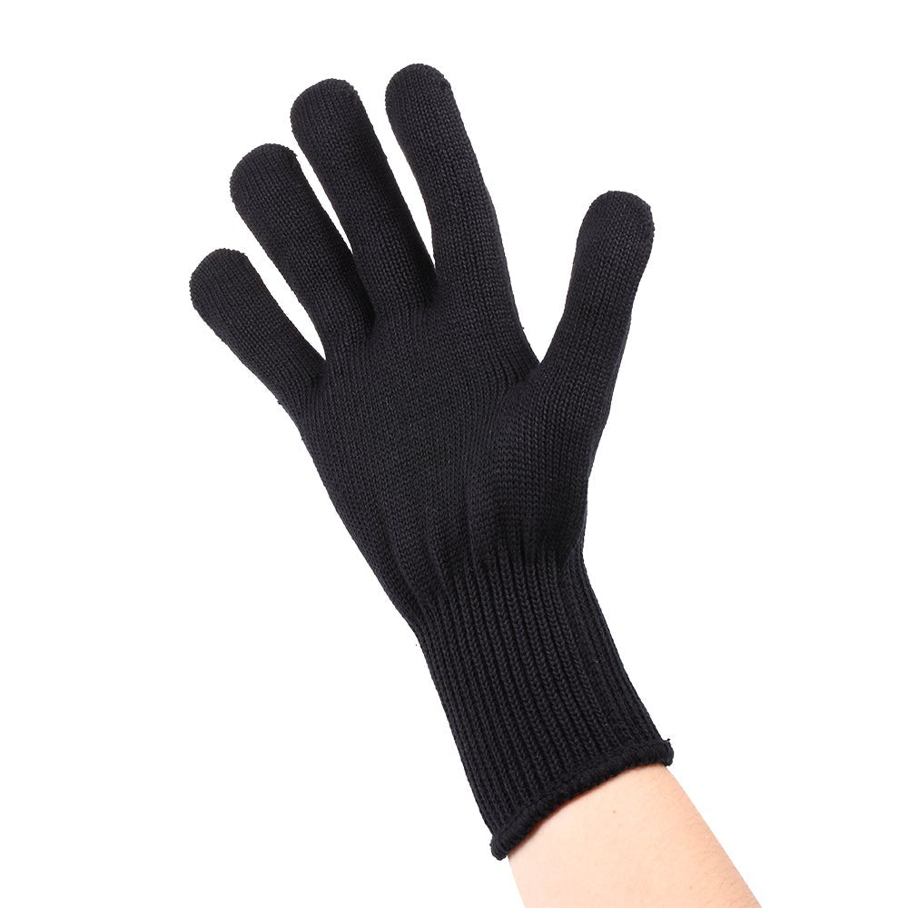 1-Piece Professional Heat Resistant Glove Black 0.028kg