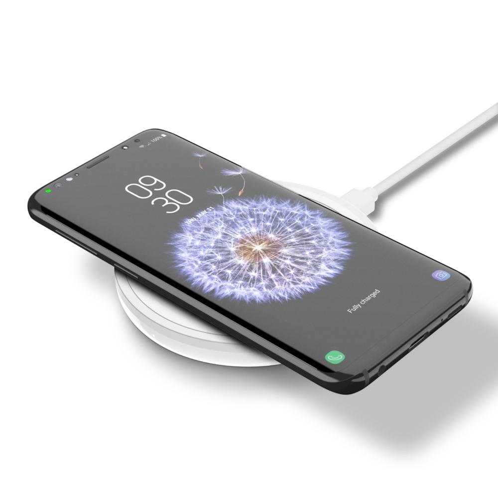 Boost Up Wireless Charging Pad 10W With 1.2 M Cable And AC Adapter White