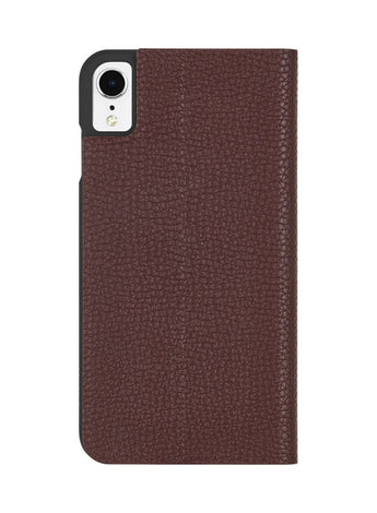 Case-Mate Barely Flip Cover For iPhone XR Brown