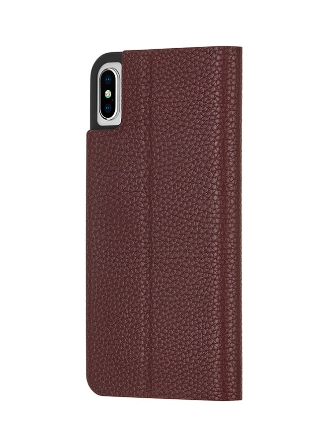 Protective Case Cover For iPhone XS Max Brown