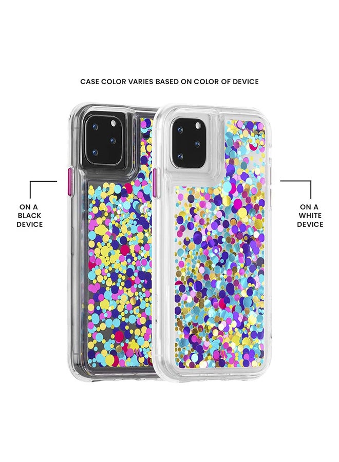 Gimmo Case For Apple iPhone 11 Pro Waterfall Confetti