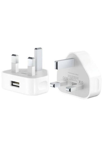 3-Pin USB Power Adapter For Apple iPhone White