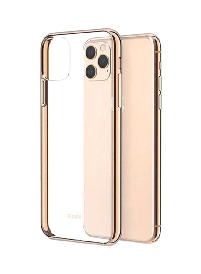 Protective Case Cover For iPhone 11 Pro Max Clear/Gold