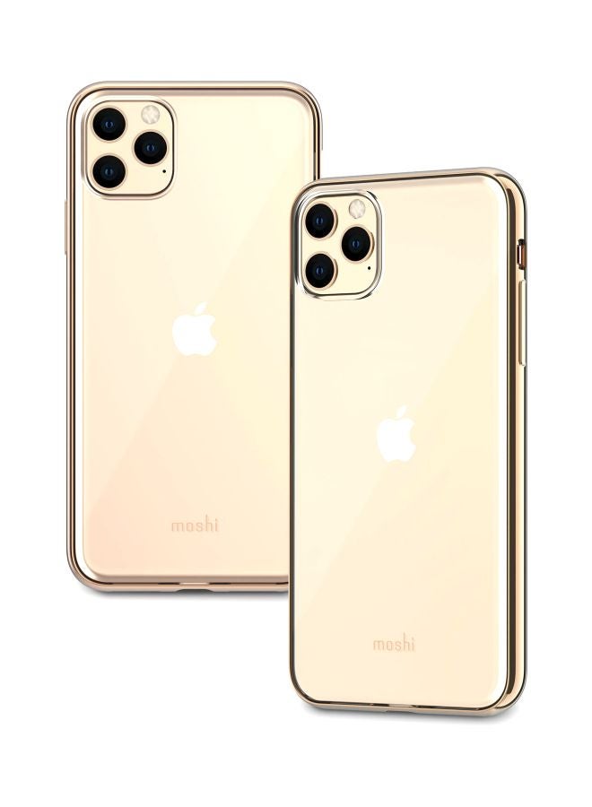 Protective Case Cover For iPhone 11 Pro Max Clear/Gold