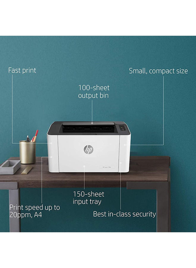 Laser 107w Wireless - Print speed up to 21 ppm - [4ZB78A] White