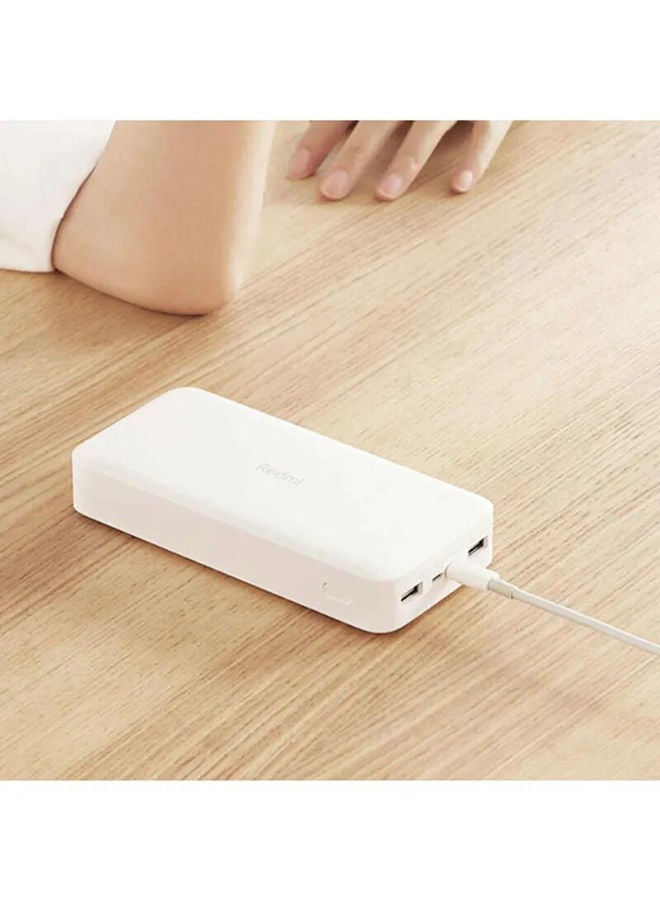 20000mAh Redmi Portable Fast charge Power Bank White