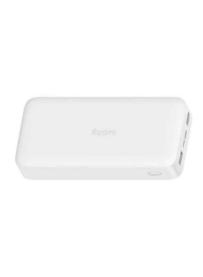 20000mAh Redmi Portable Fast charge Power Bank White