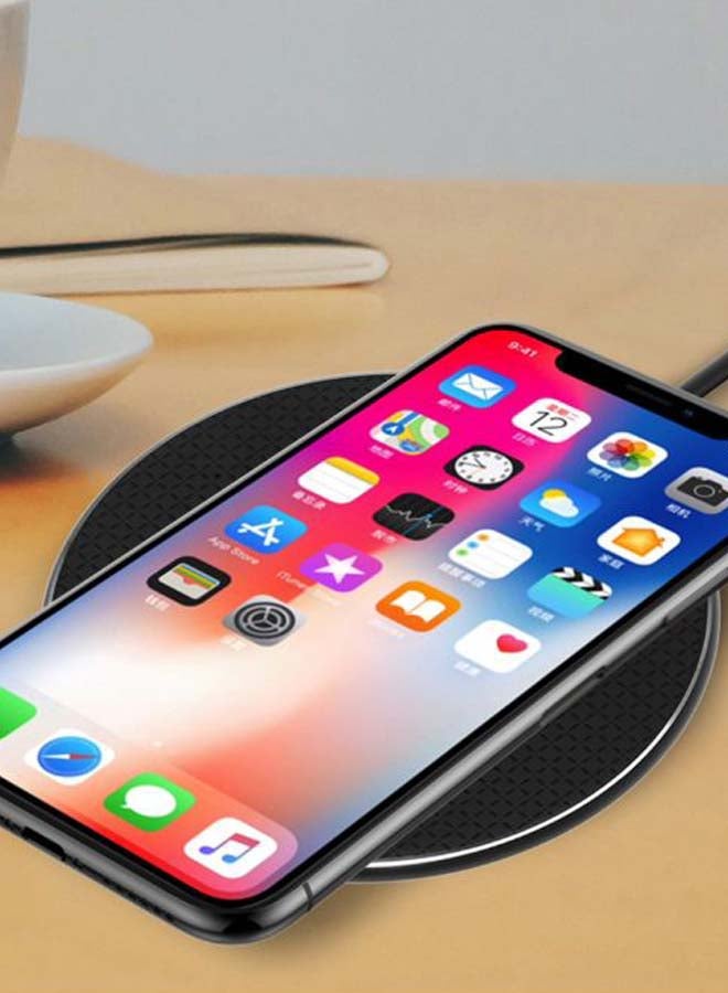 Wireless Mobile Phone Charging Pad Black