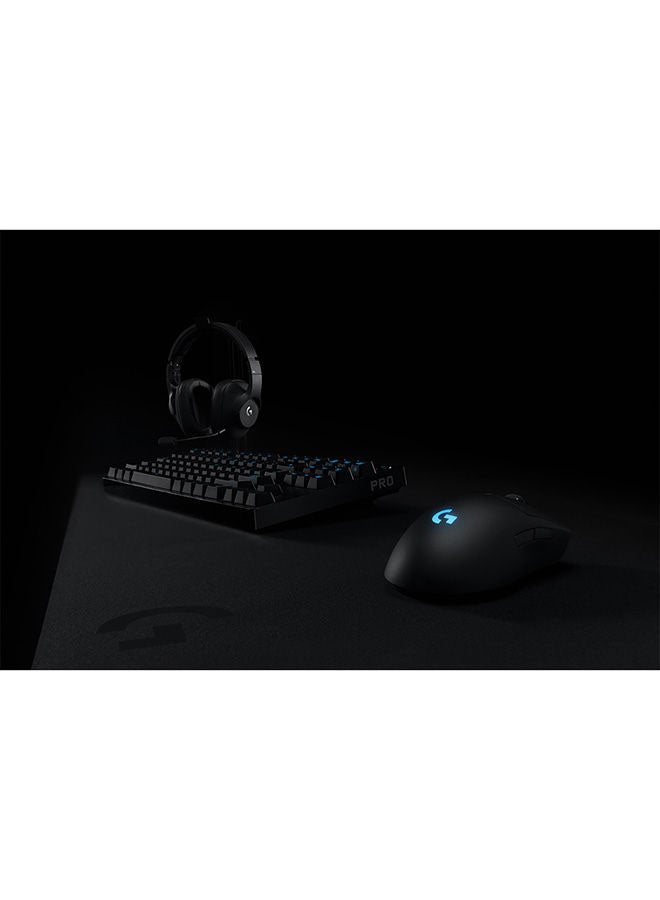 G PRO Mechanical Gaming Keyboard, GX Blue Clicky Key Switches, Lightsync RGB, Portable Tenkeyless Design For esport Gaming, Detachable Micro USB Cable