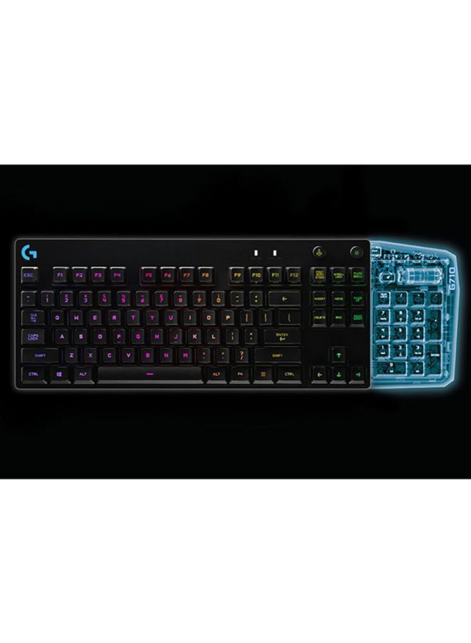 G PRO Mechanical Gaming Keyboard, GX Blue Clicky Key Switches, Lightsync RGB, Portable Tenkeyless Design For esport Gaming, Detachable Micro USB Cable