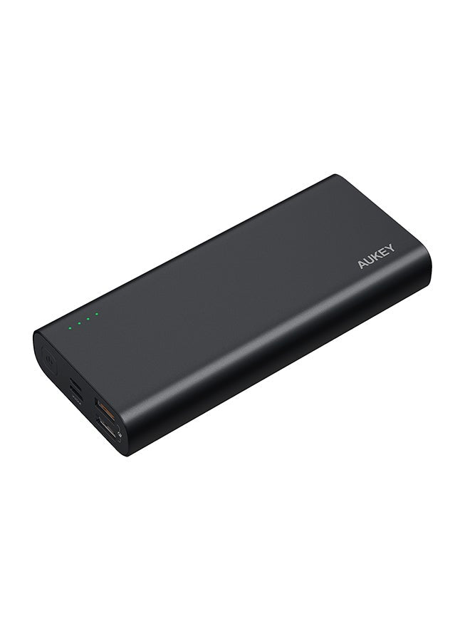 20000.0 mAh USB C Power Bank Black