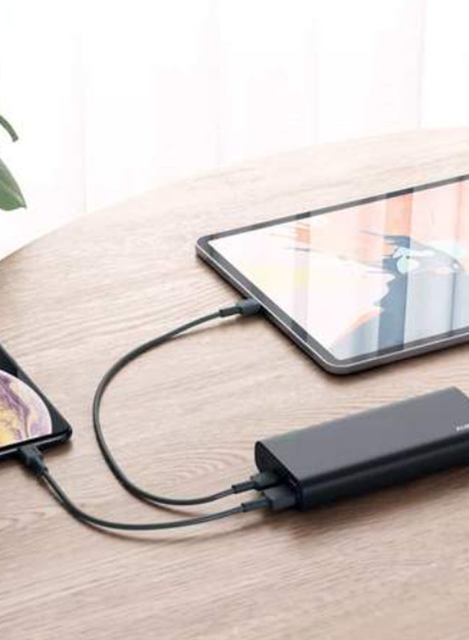 20000.0 mAh USB C Power Bank Black