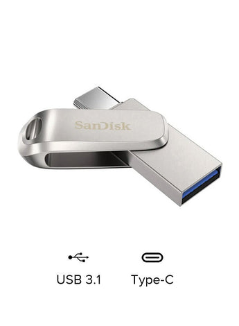 128GB Ultra Dual Drive Luxe USB Type-C 128 GB