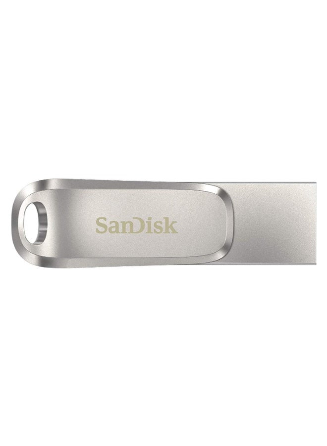 Ultra 256GB Dual Drive Luxe Type-C 150MB/s USB 3.1 Gen 1, Silver, SDDDC4-256G-G46, 256 GB