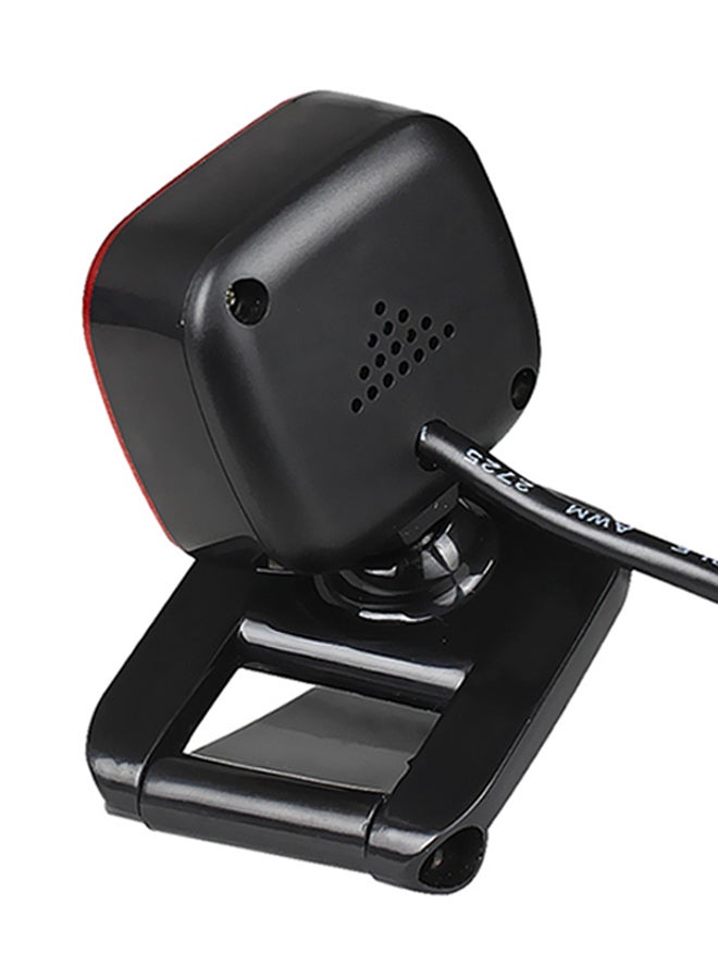 Portable USB Desktop Webcam Black/Red