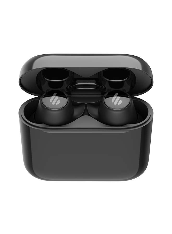 TWS6 True Wireless Earbuds – Ultra-Slim Profile Sports in-Ear Headphones Feature Bluetooth 5.0 with aptX, 32-Hour Battery Life with Wireless Charging, IP55 Waterproof and Dustproof Black