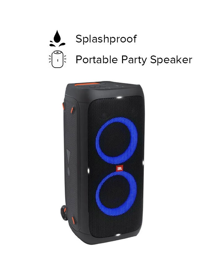 Partybox310 Portable Party Speaker With Dazzling Lights Black